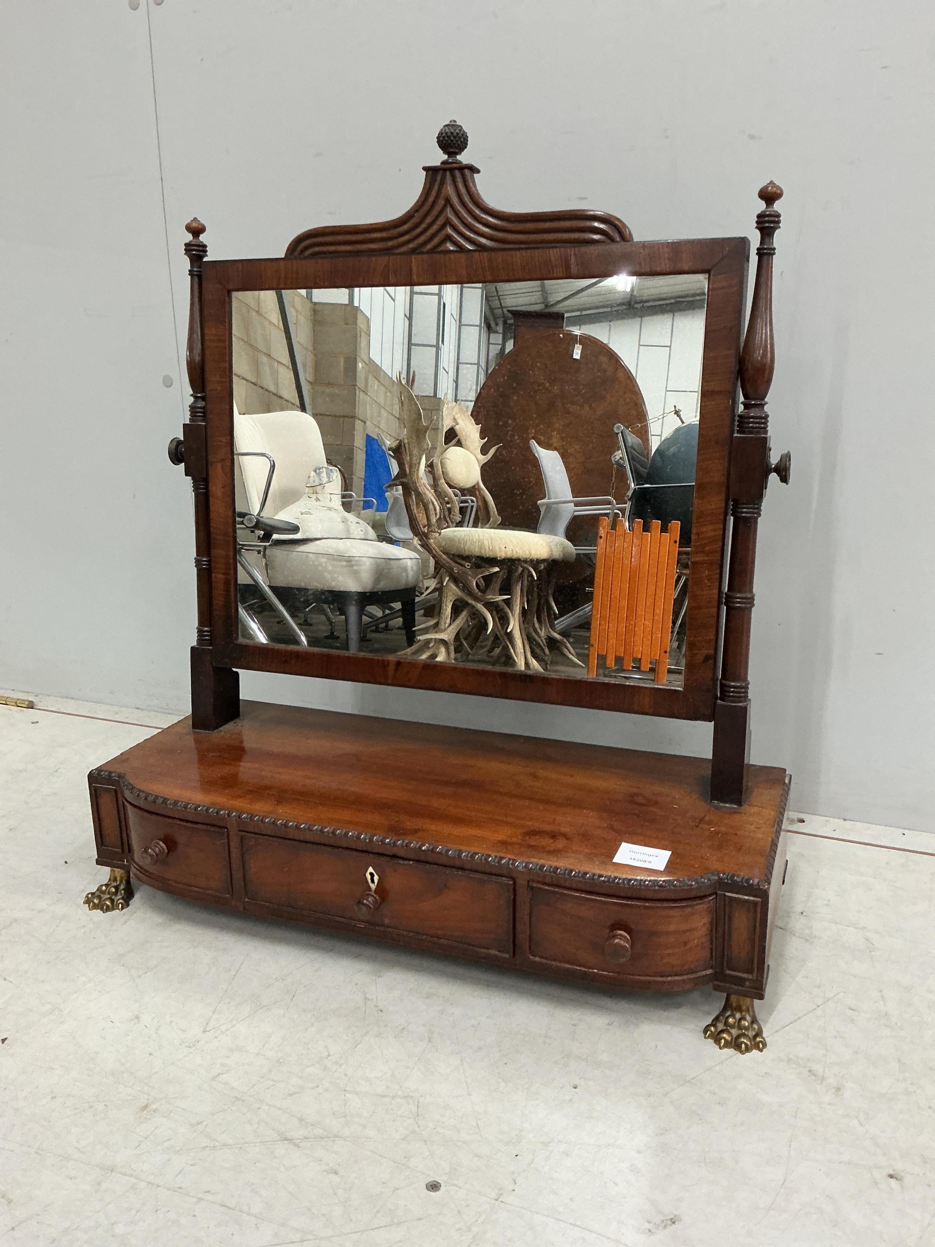 A toilet mirror